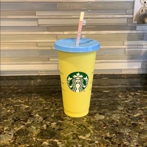 Starbucks color changing reusable cup